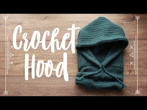 Видео: Crochet a Hood/ Капюшон-снуд крючком