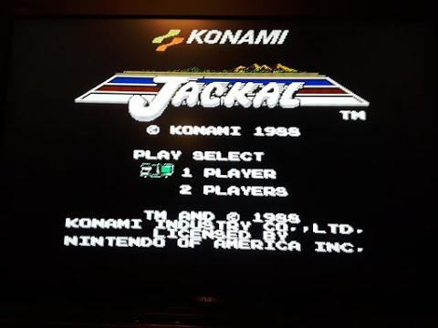 Видео: Jackal Walkthrough (Шакал прохождение) NES, Famicom, Dendy, 8 bit.