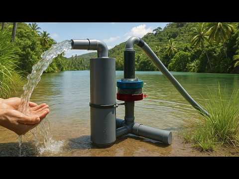 Видео: Я делаю насос из ПВХ-труб и получаю БЕСПЛАТНУЮ ВОДУ💧