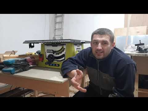 Видео: обзор ,что внутри распиловочного станка Ryobi RTS1800, как выбрать циркулярку