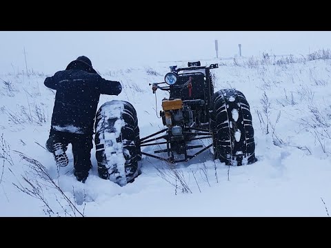 Видео: Задняя скорость мотоблока: переделка под самодельный вездеход