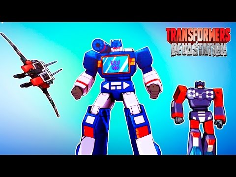 Видео: ТРАНСФОРМЕРЫ #13  Победил САУНДВЕЙВА Игровой Мультфильм для детей Transformers Devastation