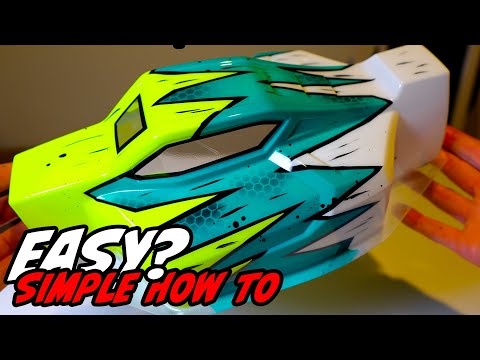 Видео: Мой лучший результат! Как покрасить корпус этой радиоуправляемой машинки аэрографом (корпус Agama...