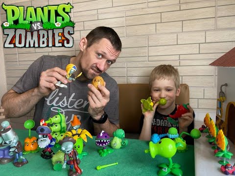 Видео: Игрушки растения против зомби.  Plants vs Zombies