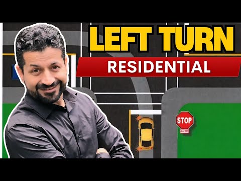 Видео: Как повернуть налево? (Жилая зона)