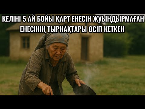 Видео: ҚАРТ ЕНЕСІН 5 АЙ БОЙЫ ЖУЫНДЫРМАҒАН,АПАНЫҢ ТЫРНАҚТАРЫ ӨСІП,ӘБІРЖІП КЕТКЕН