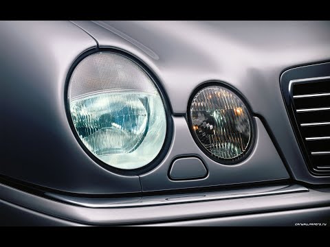 Видео: Ремонт и восстановление фар Mercedes 210 .