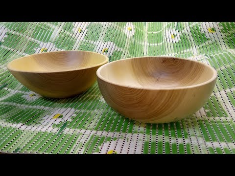 Видео: Чаши из тополя и немного о шлифовке.