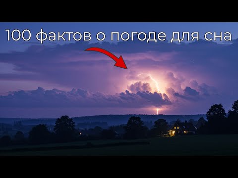 Видео: 100 успокаивающих фактов о погоде, которые помогут вам заснуть  Наука для сна