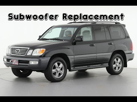 Видео: Снятие и замена сабвуфера Lexus LX470 | Toyota Land Cruiser 100