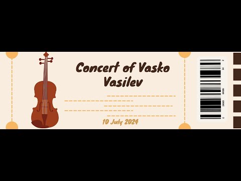 Видео: Концерт на  Васко Василев 10 юли 2024 /Concert of Vasko Vasilev 10 July 2024