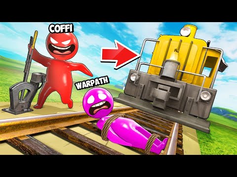 Видео: ЧУТЬ НЕ ЗАПЛАКАЛ ОТ СМЕХА И УГАРА! БИТВА СМЕШНЫХ ЧЕЛОВЕЧКОВ В GANG BEASTS