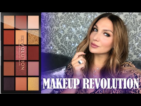 Видео: Макияж с палеткой MAKEUP REVOLUTION.