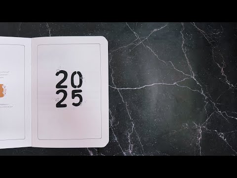 Видео: Оформление ежедневника на 2025 год | Doronina Anastasia