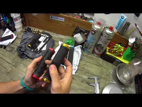 Видео: Грипсы из Китая - ручки на руль banggood.com﻿