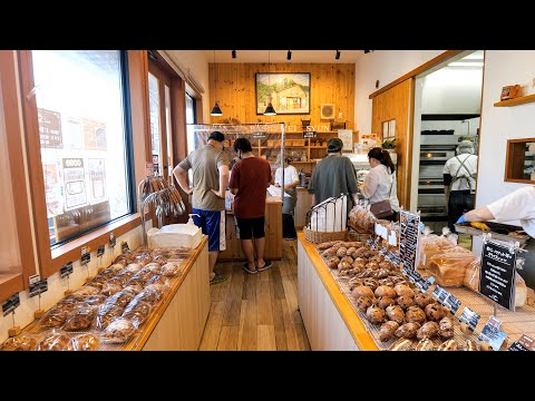 Видео: Крупный план популярной пекарни с 14.30! Выпечка хлеба, который привлекает покупателей