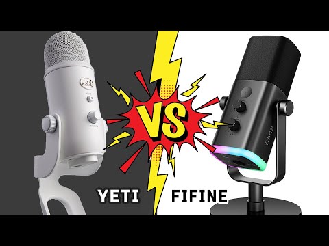 Видео: FiFine AM8  - экспертный обзор легендарного микрофона, сравнение с Blue Yeti