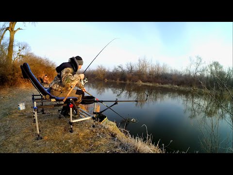 Видео: Рибалка на р. Горинь у березні 2023. Вода холодна, риба пасивна!