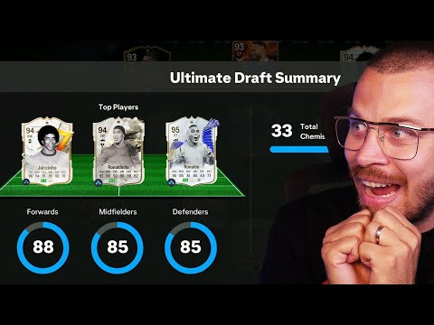 Видео: ЛУД Опит за Поставяне на Космически Драфт Рекорд с TOTY Ronaldo ИКОНА 95 и Новия Golazo Jairzinho