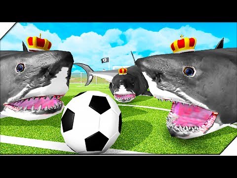 Видео: АКУЛЫ ФУТБОЛА против РАПТОРОВ - Игра Beast Battle Simulator. Битва динозавров.