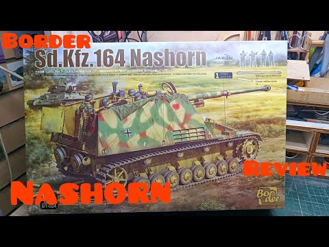 Видео: ОБЗОР! Nashorn Sd.Kfz.164, Border 1/35. REVIEW! Насхорн, Бордер Моделс