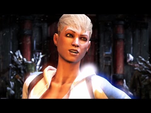 Видео: Mortal Kombat X - Кэсси Кейдж Все диалоги взаимодействия