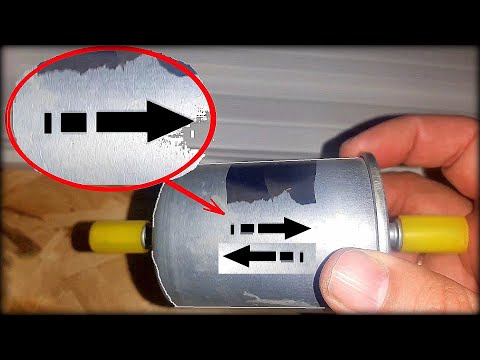 Видео: Как ставить топливный фильтр и куда должна смотреть стрелка на нём?