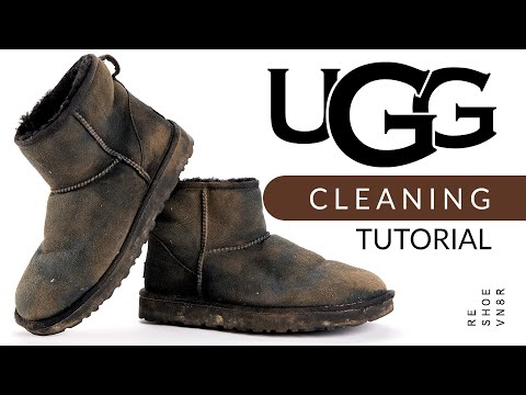 Видео: Быстрый и простой способ почистить угги