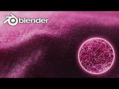 Видео: Ультрареалистичная ткань | Урок по Blender