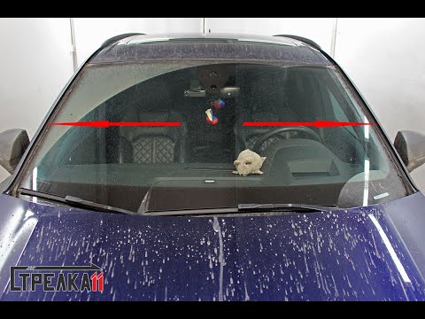Видео: Дефлектор лобового стекла Стрелка-2 для AUDI Q7 (II) с 2015г.в.  - strelka11.ru