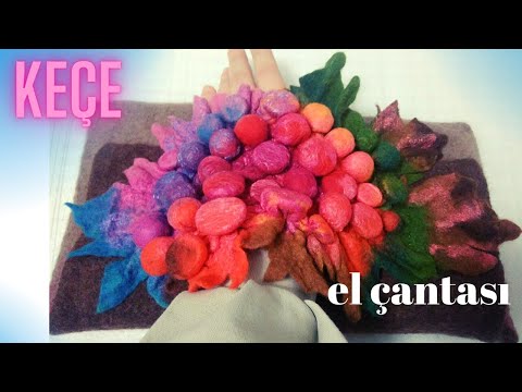 Видео: ИЗГОТОВЛЕНИЕ Войлочных СУМОК | Войлочная сумка для аксессуаров Shibori Wet Felt