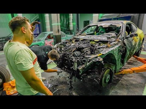 Видео: Трудности СГОРЕВШЕЙ BMW M4!