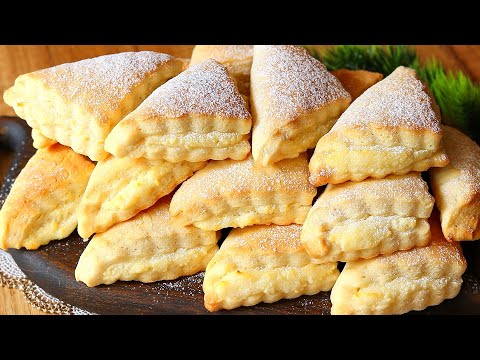 Видео: НОВИНКА❗️ПЕЧЕНЬЕ "КАРМАНЧИКИ" с ТВОРОГОМ! Просто и БЫСТРО! Простой РЕЦЕПТ Печенья!