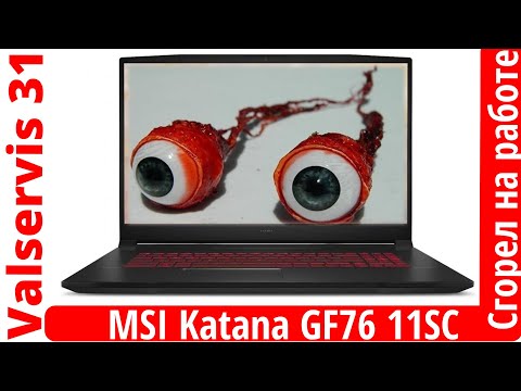 Видео: Сгорел на работе - ремонт ноутбука MSI Katana GF76 11SC