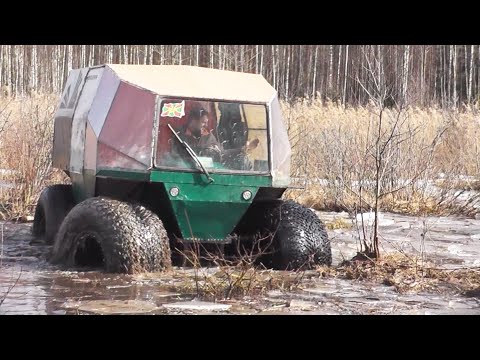 Видео: #1 День первый. Путешествие на Вездеходе Ёж и Валли у бобровой хаты. Интервью у папы Николая.
