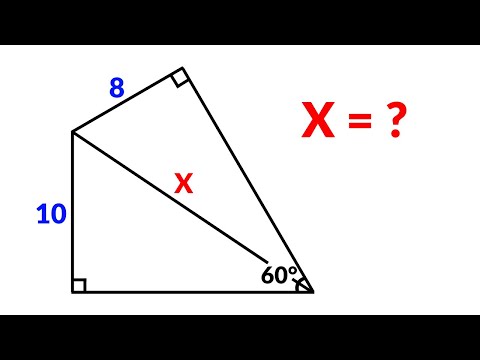 Видео: Найдите длину X | 2 разных метода