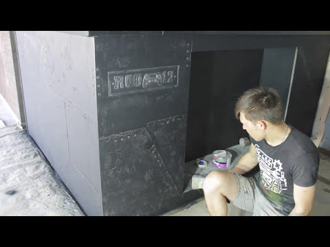 Видео: Декоративная штукатурка имитация железа , за 1000 рублей! Советуем его посмотреть!