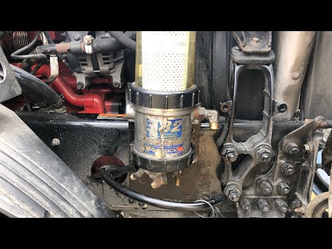 Видео: Дальнобой США/ Установка топливного фильтра с обогревом/ Мясорубка дальнобойщика /GoPro 8 black..