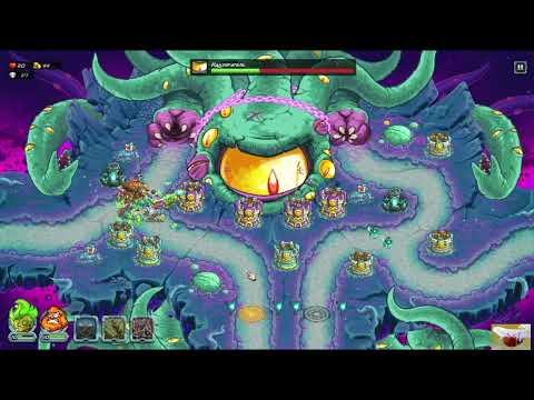 Видео: Kingdom Rush 5: Alliance (Ветеран) → 16.Вершина Голода ft Лучники vs Надзиратель
