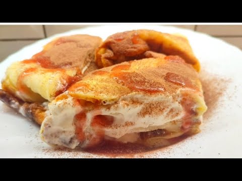 Видео: Фінський млинець з сирною начинкою. Нереально ніжний та смачний.