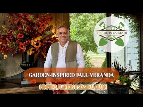 Видео: Осенняя веранда в стиле сада 🌿 Тыквы, кашпо и сезонное очарование (2025)