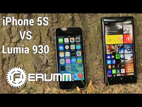 Видео: Nokia Lumia 930 vs iPhone 5S честное сравнение. iPhone 5S vs Lumia 930 битва флагманов от FERUMM.COM