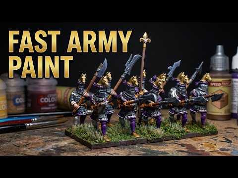 Видео: Покрасьте целую армию быстрее, не жертвуя качеством.