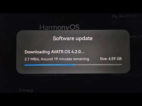 Видео: Установка обновления 4.2.0 на Avatr 07