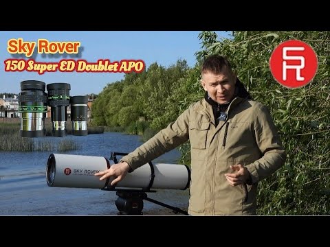 Видео: Sky Rover 150 Super ED Doublet APO. Окуляры Tele Vue 17 mm, 3 mm; Vixen 1,6 mm.