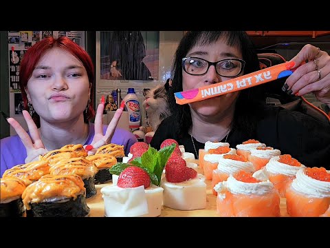 Видео: Мукбанг | Роллы, Суши 🍣  | Обжор Асмр 