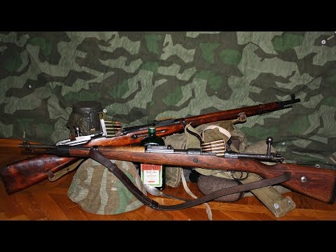 Видео: Маузер К98 против винтовки Мосина-Нагана М91/30 Часть2 / Mauser K98 vs. Mosin-Nagant M91/30 Part2