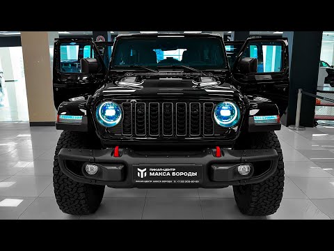 Видео: Jeep Wrangler Rubicon (2025) - Звук, Внешний вид и Детали Интерьера