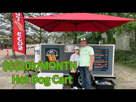 Видео: Сколько мы потратили на создание этой уникальной тележки для хот-догов? #сделайсам #уличнаяеда #б...