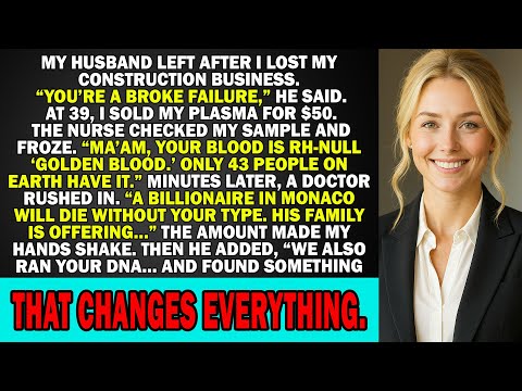 Видео: Потерял всё в 39 лет, продал плазму за 50 долларов. Потом медсестра застыла: «Мэм, ваша кровь сто...